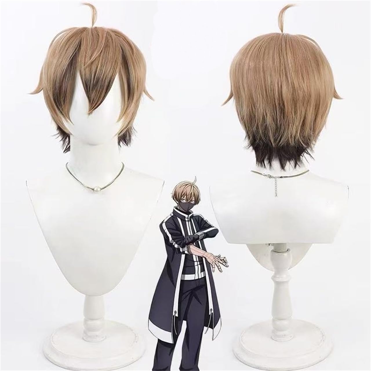 Amazon.co.jp: MOSATS 桃源暗鬼 コスプレ ウィッグ 一ノ瀬四季 手術岾